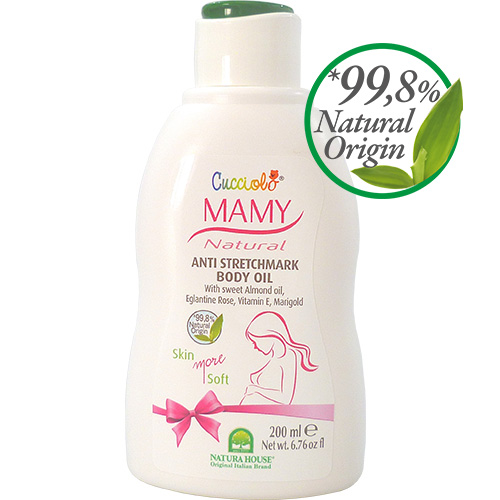 마미 안티-스트레치마크 바디 오일 200ml (임산부 튼살예방)